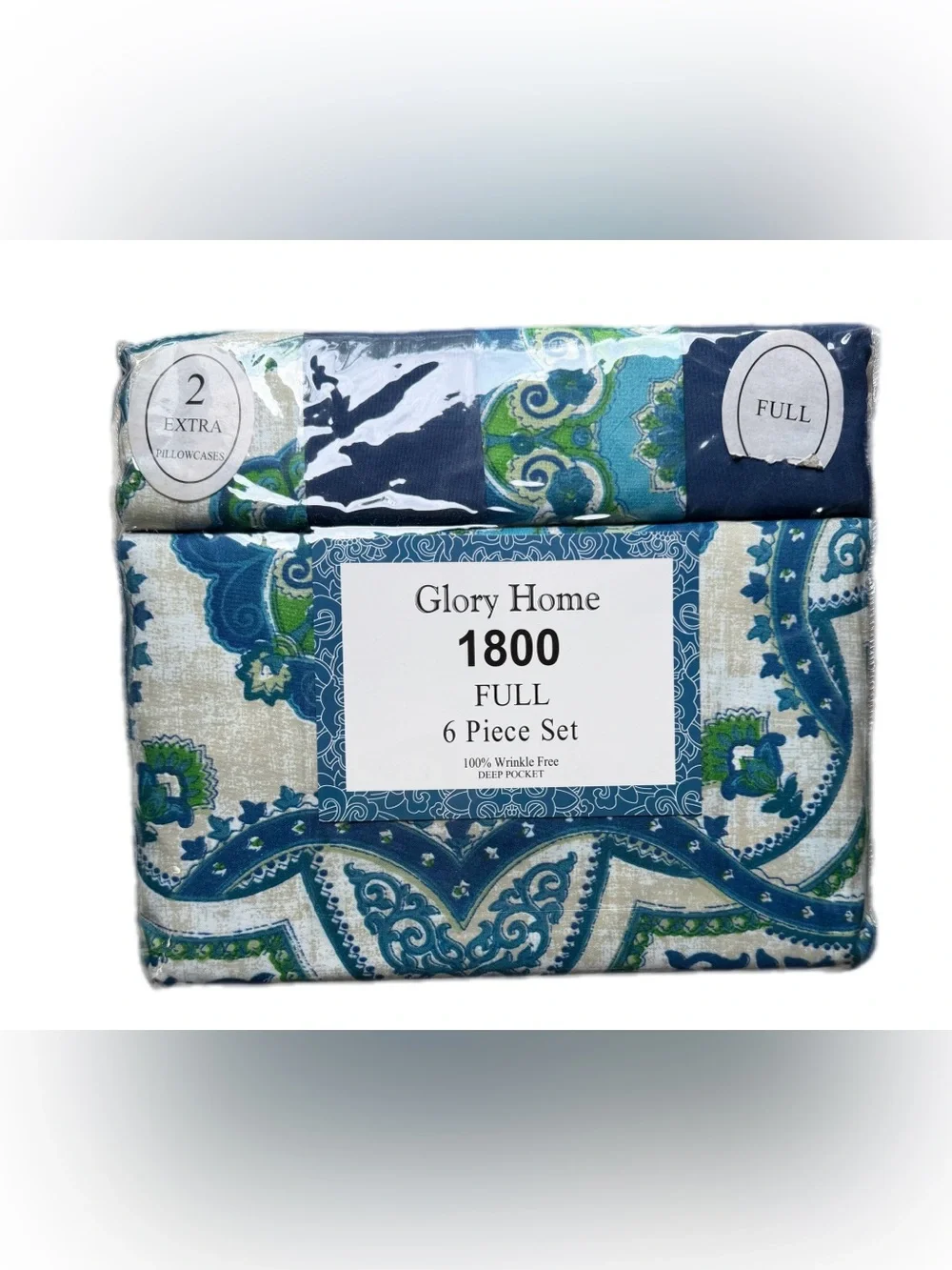 Glory Home 6 piece Full sheet set style 1082 NWT